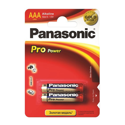 Panasonic AAA/LR03, Alkaline, 2 pc(s) Baterija