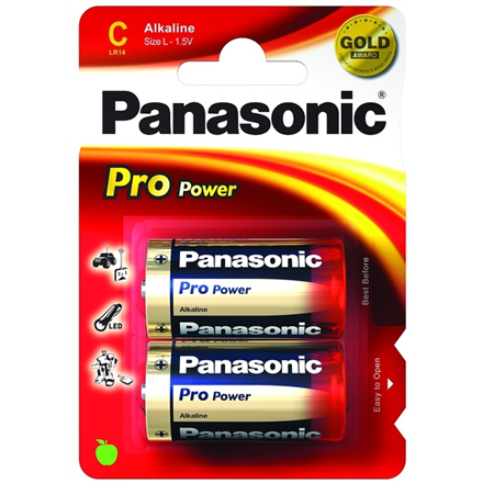 Panasonic C, Alkaline, 2 pc(s) Baterija