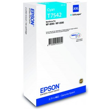 Ink Epson T7542 cyan XXL | WF-8090/WF-8590 kārtridžs