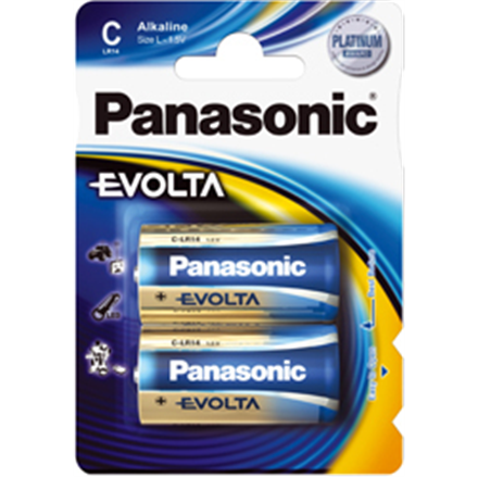 Panasonic C, Alkaline, 2 pc(s) Baterija