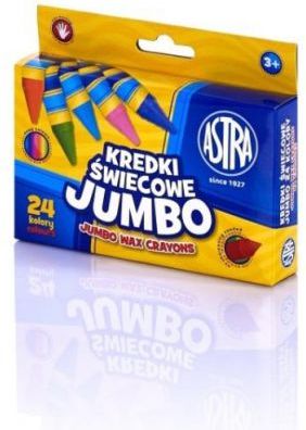 Astra Kredki swiecowe Jumbo 24 kolory 284718 (5901137124414)