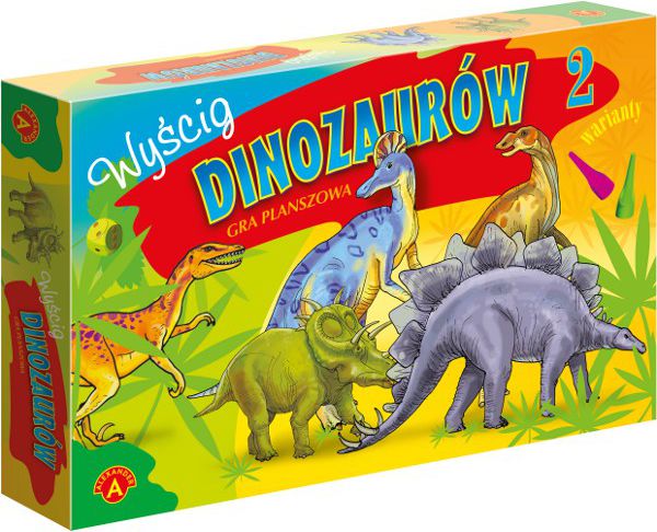 Alexander Gra planszowa Wyscig Dinozaurow 0558 (5906018005585) galda spēle