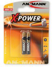 Alkaline battery ANSMANN X-Power 2xAAAA Baterija
