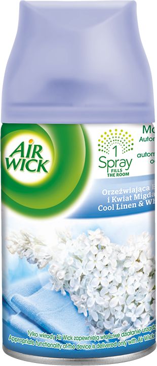 Air Wick Air Wick Freshmatic Orzezwiajaca Bawelna i Kwiat Migdalowca 250 ml Wklad 4002448054634 (4002448054634)