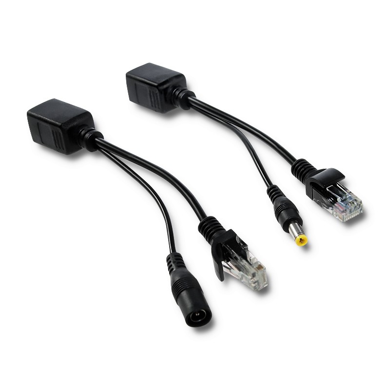 Power adapter PoE LAN RJ-45 kabelis, vads