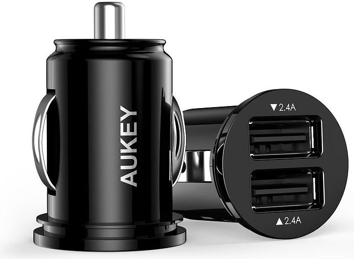 AUKEY CC-S1 Car Charger  2xUSB AiPower 4.8A 24W iekārtas lādētājs