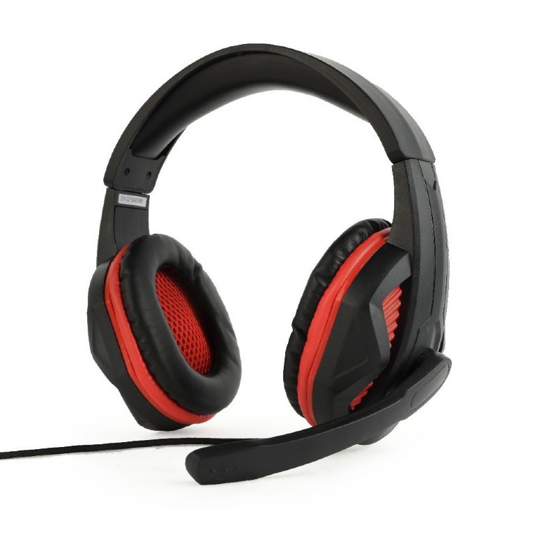 Gembird Gaming headset, 3.5 mm plug, GHS-03, Black, Built-in microphone, Wired austiņas