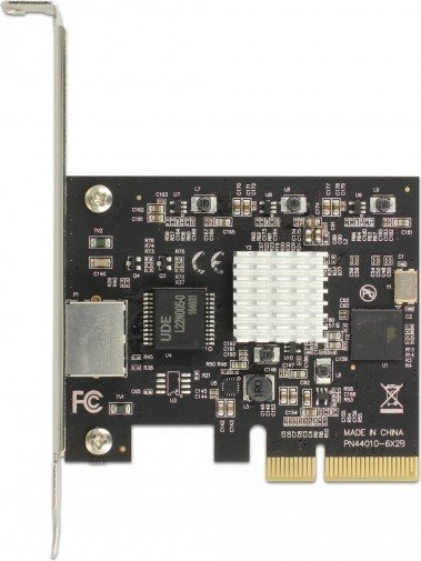 DeLOCK PCIe Karte > 1x 10 Gigabit LAN NBASE-T RJ45 tīkla karte
