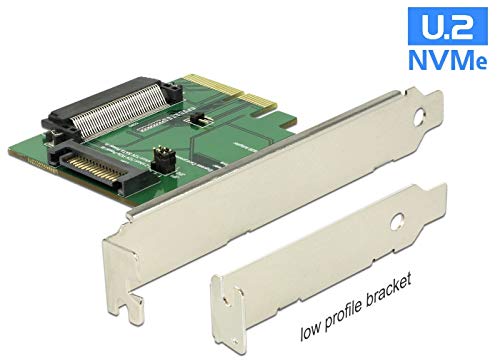 DeLOCK PCIe x4 card>1x int. NVMe blue - SFF-8639 karte