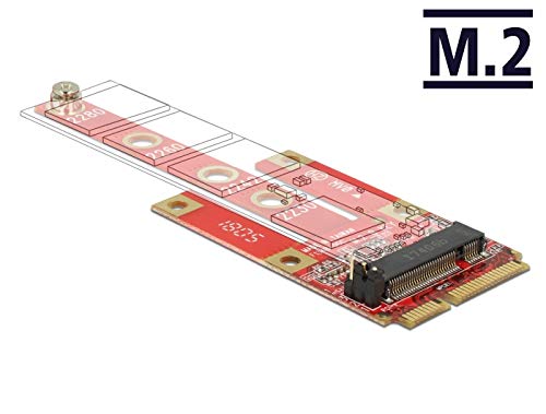 DeLOCK converter Mini PCIe>M.2 + Micro SIM karte