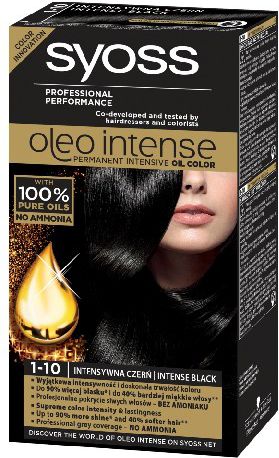 Syoss Oleo 1-10 hair dye intense black