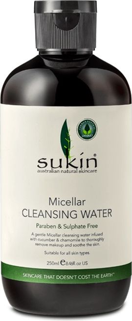 Sukin Micellar Cleansing Water Woda micelarna do demakijazu 250ml SUK04391 (9327693004391) kosmētikas noņēmējs