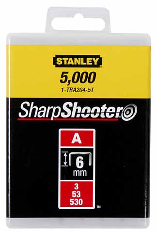 Stanley Staples Type A 5/53/530 6mm 1000pcs (TRA204T)