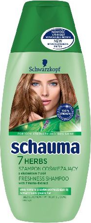 Schwarzkopf Schauma Szampon do wlosow 7 Herbs 250 ml 68167612 (4012800167612) Matu šampūns