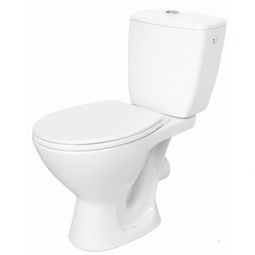 Zestaw kompaktowy WC Cersanit Kaskada 65.5 cm cm bialy (K100-207) K100-207 (5907720639327)