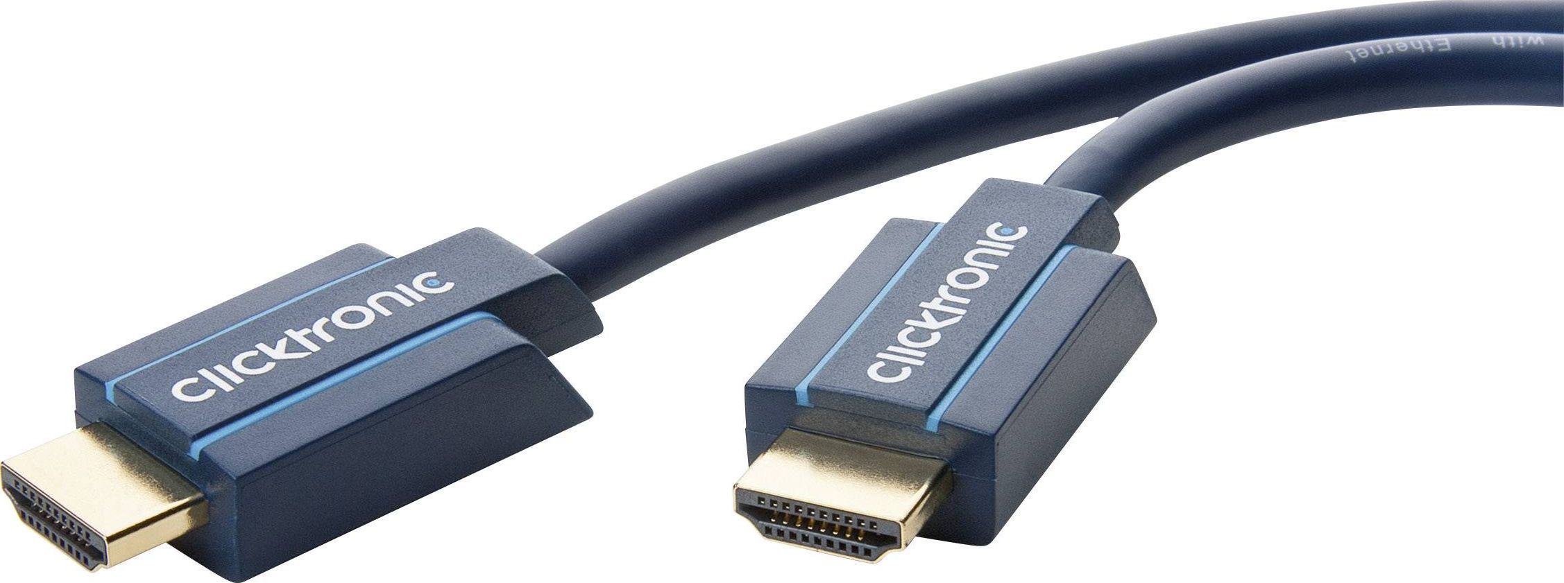 Clicktronic 70302 High Speed HDMI™ cable with Ethernet, 1,5 m Clicktronic kabelis, vads