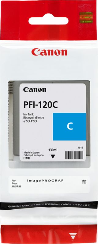 Tusz Canon Tusz PFI-120C (cyan) 150579 (4549292112337) kārtridžs