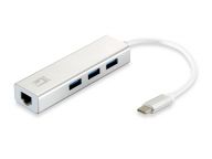 Network Card LevelOne USB-0504 Gbit USB-C datortīklu aksesuārs