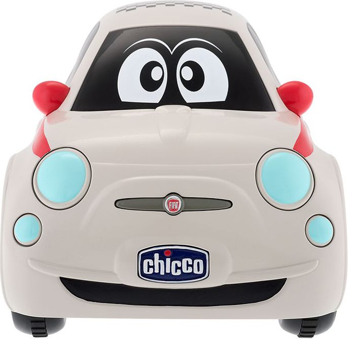 Chicco Fiat 500 Sport RC z pilotem bialy (07275) 07275 (8058664035342) Radiovadāmā rotaļlieta