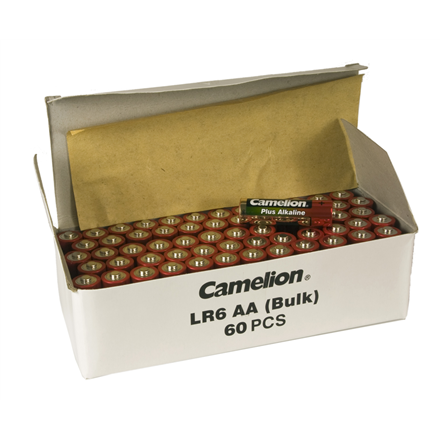 Camelion AA/LR6, Plus Alkaline, 60 pc(s) Baterija