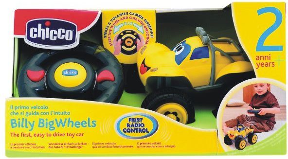 Chicco Car Billy yellow 617590 Radiovadāmā rotaļlieta