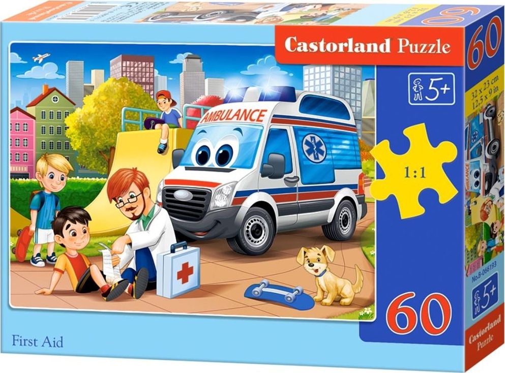 Castorland Puzzle 60 First Aid CASTOR puzle, puzzle