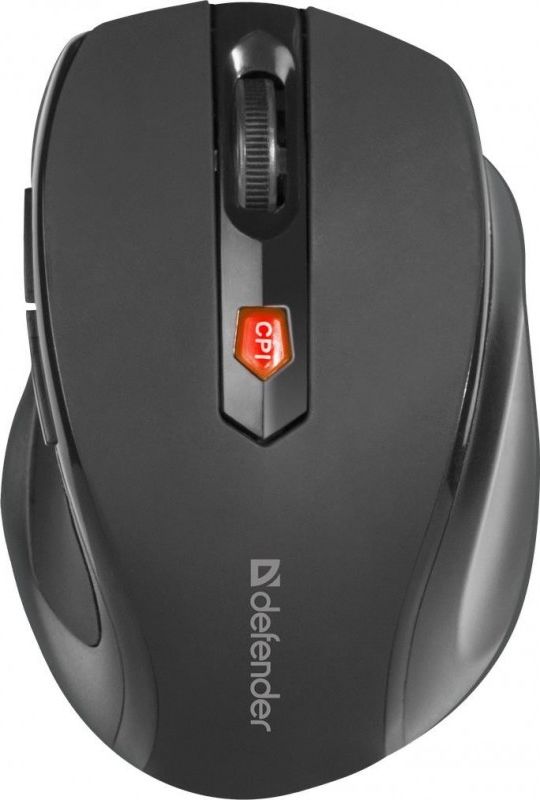 MOUSE DEFENDER ULTRA MM-315 RF BLACK OPTICAL 1600DPI 6P Datora pele