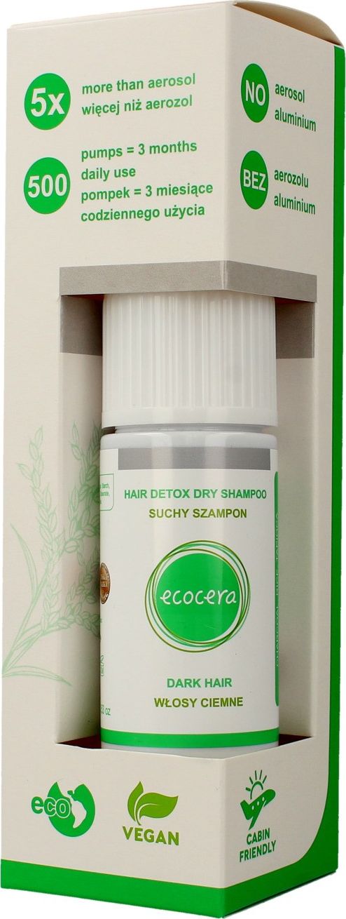 Ecocera  Suchy szampon do wlosow ciemnych 15g 700322 (5905279930322) Matu šampūns