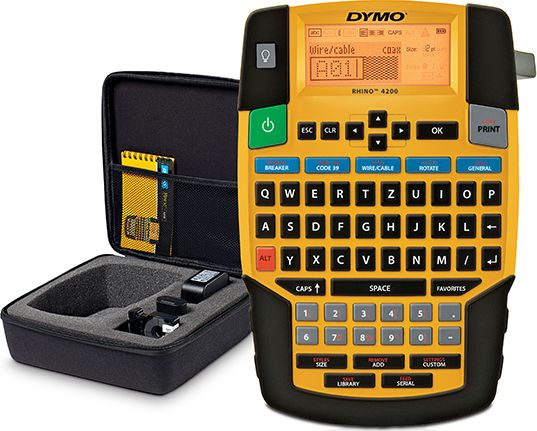 DYMO Rhino 4200 Kit For wires and cables  3501178529951 uzlīmju printeris
