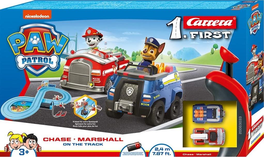 Carrera First Paw Patrol On the Track Car Track