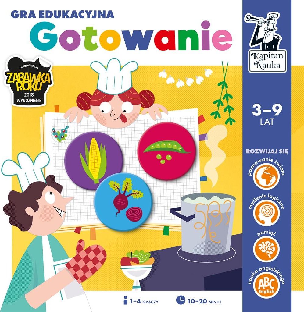 Edgard Kapitan Nauka - Gra edukacyjna - Gotowanie 359455 (5903792767012) galda spēle