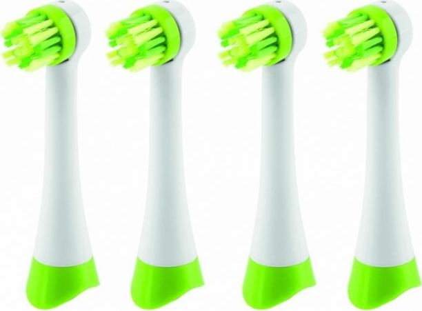 ETA Toothbrush replacement For kids, Heads, Number of brush heads included 4, White/Green 8590393258970 mutes higiēnai