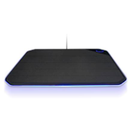 Mousepad MasterAccesory MP860 backlit black 360x260mm peles paliknis