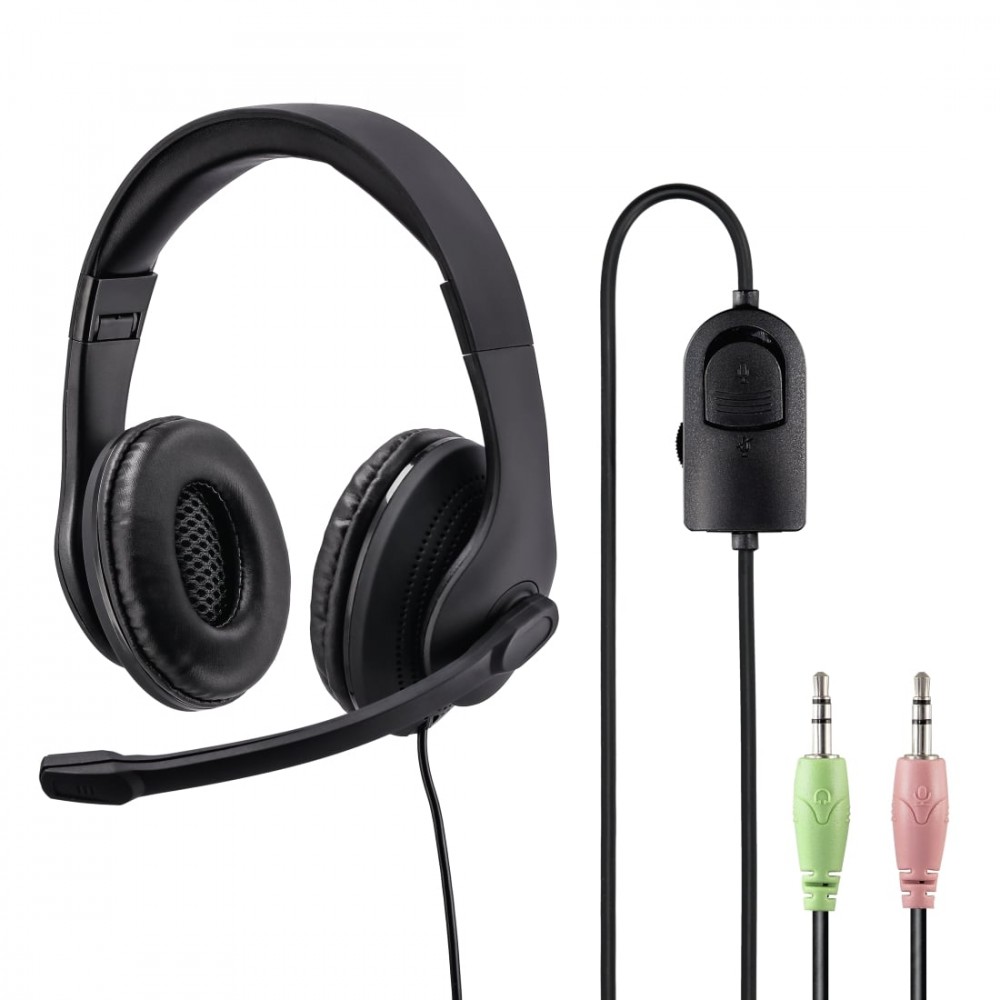 PC office headset stereo Hama HS-P200 austiņas