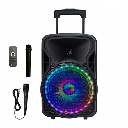 N-Gear Portable Speaker The Flash 1205 300 W, Portable, Wireless connection, Black, Bluetooth 8719326764306 datoru skaļruņi