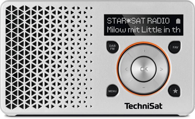 Technisat DigitRadio 1 silver/orange radio, radiopulksteņi