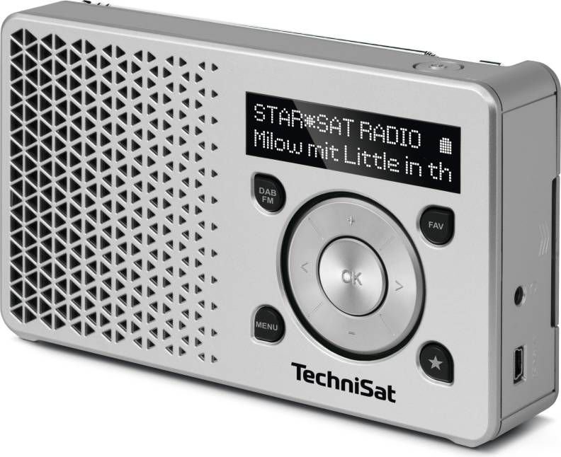 Technisat DigitRadio 1 silver radio, radiopulksteņi