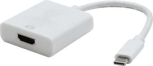 Adapter USB USB-C - HDMI Bialy 6484790 (8590274655003)