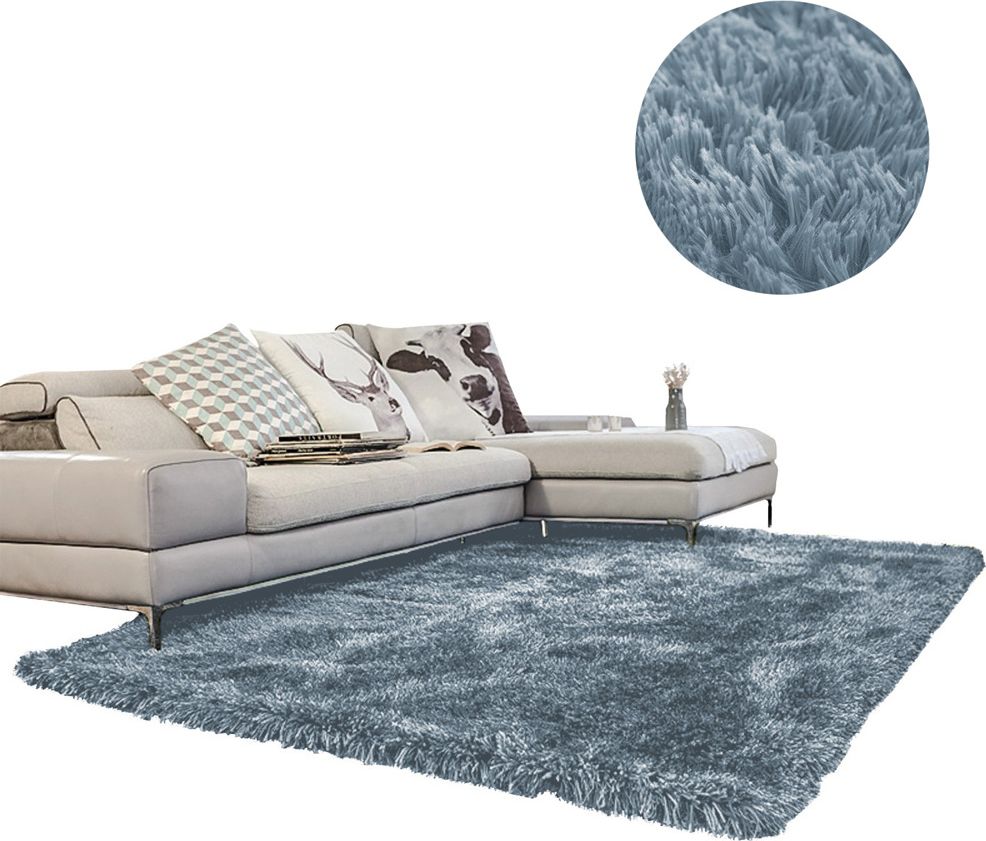 Carpet - Living Room Shaggy 250x300 - Light Silver