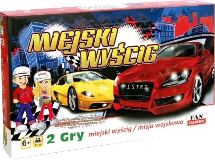 Fan Games Gra planszowa Miejski wyscig i Misja wojskowa 318881 (5906749802972) galda spēle