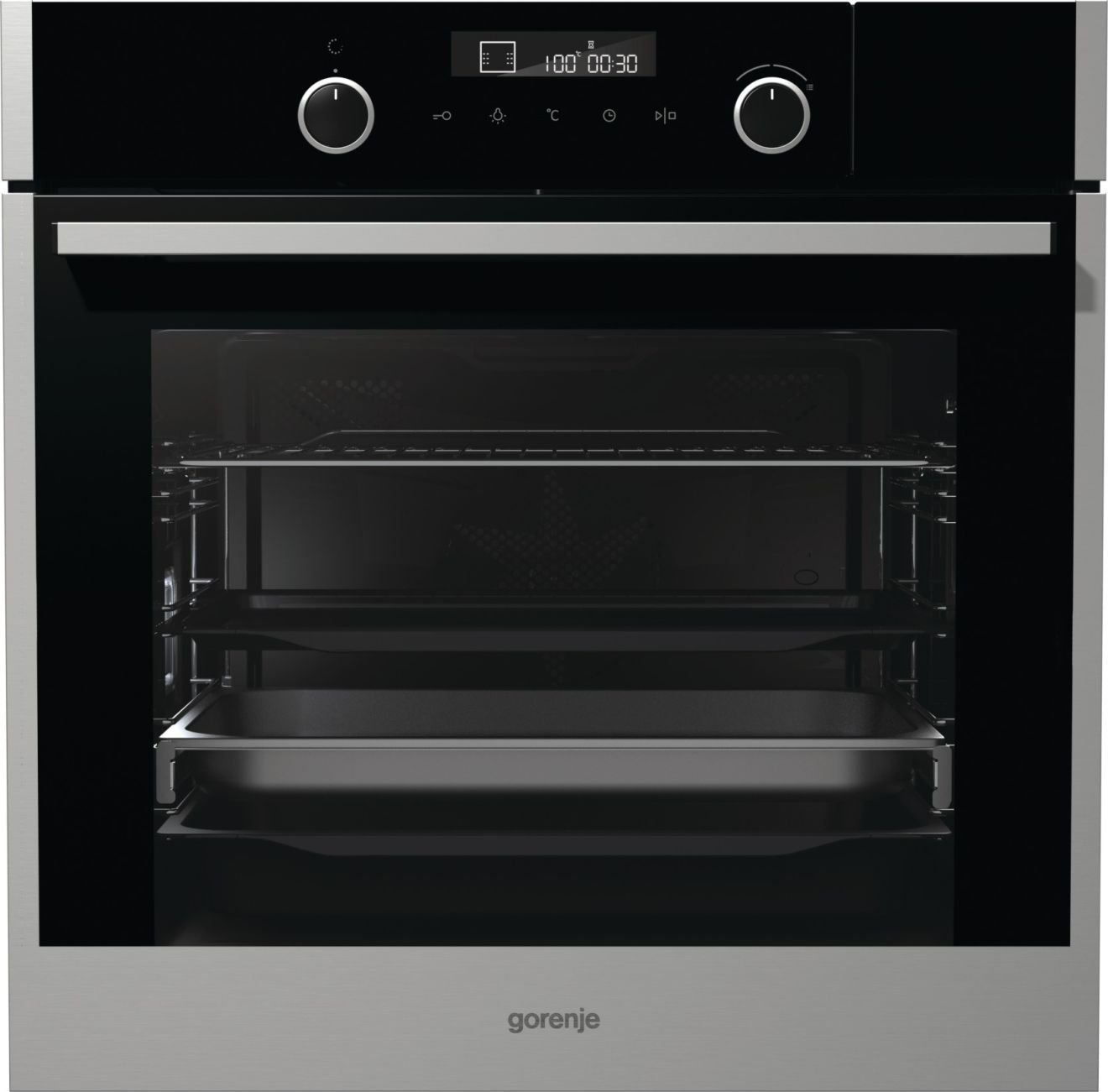 Gorenje Oven with steamer BCS747S34X Built-in, 73 L, Stainless steel, AquaClean, Electronic IconTouch, Height 60 cm, Width 60 cm383878202195 Cepeškrāsns