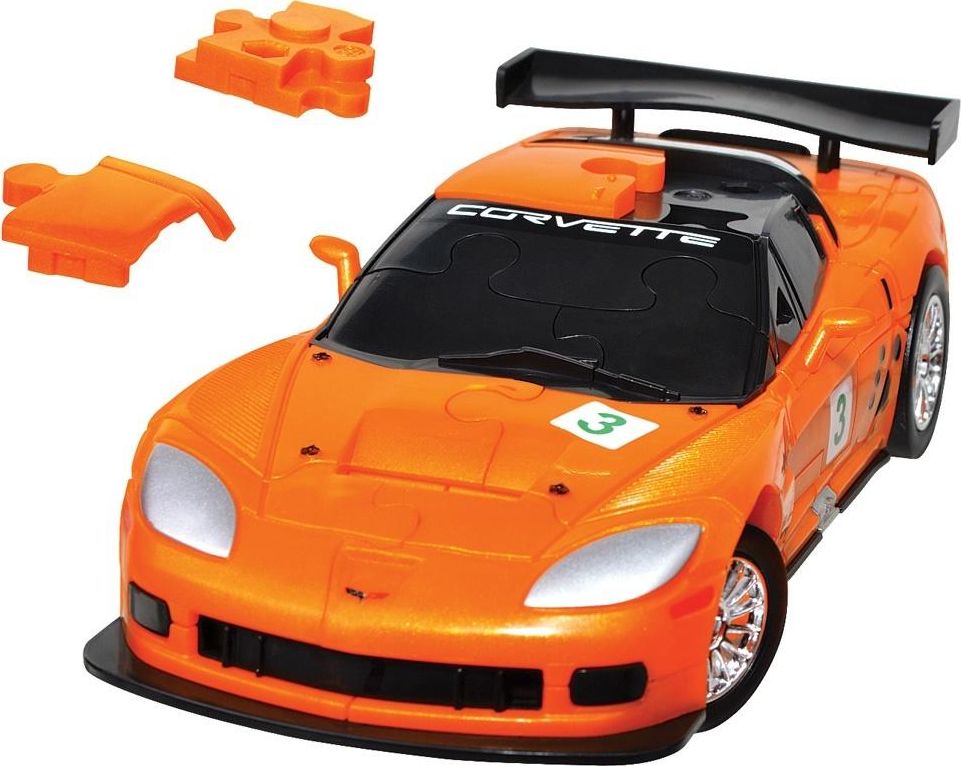 G3 Puzzle 3D Cars - Corvette C6R - poziom 3/4 G3 325057 (5425004734129) puzle, puzzle