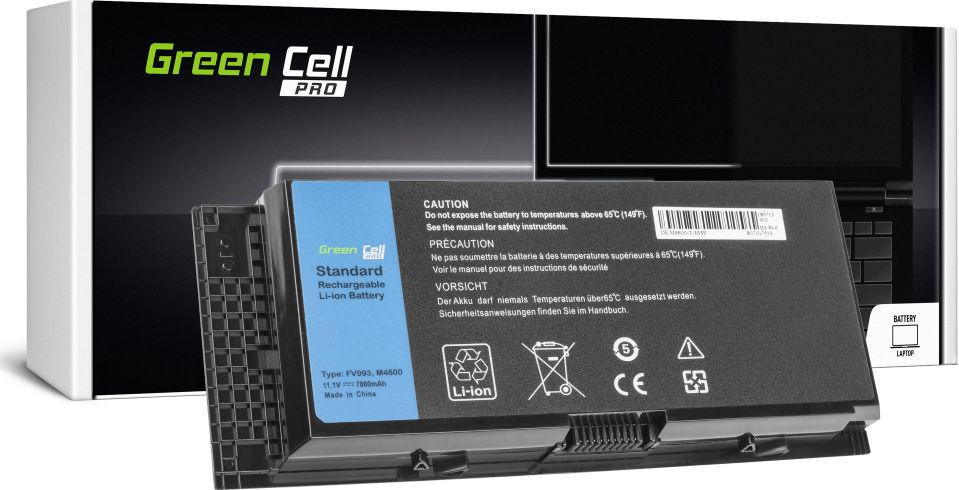 Green Cell PRO Battery for Dell Precision M4600 M4700 M4800 M6600 M6700 11.1V aksesuārs portatīvajiem datoriem