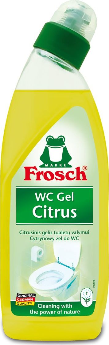 Frosch FROSCH Zel do czyszczenia WC o zapachu cytrynowym 750ml WERN-276 (4009175142757) Sadzīves ķīmija