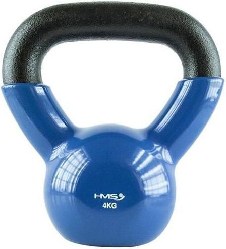 Kettlebell HMS KNV04 gumowany 4 kg 17-6-179 (5907695501452) Sporta aksesuāri