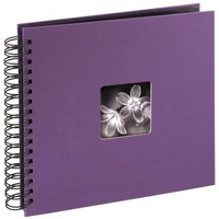 Hama  Fine Art  Spiral purple 28x24 50 black Pages 94876