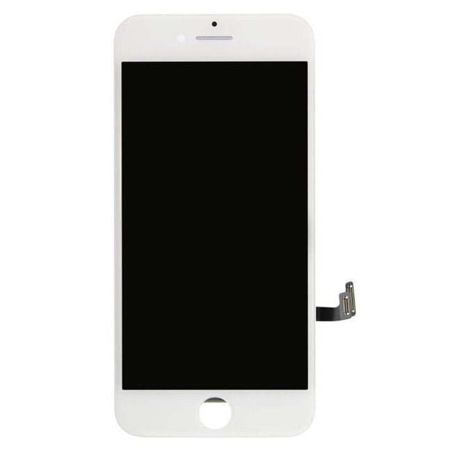 HQ A+ Analogs LCD Skarienjūtīgais Displejs priekš Apple iPhone 8 Pilns modulis Balts aksesuārs mobilajiem telefoniem