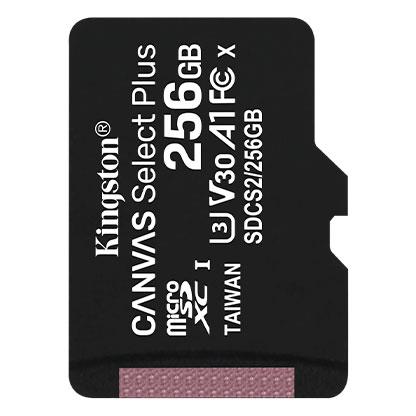 KINGSTON 256GB micSDXC Canvas SelectPlus atmiņas karte