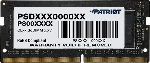 PATRIOT 16GB DDR4 SODIMM 2400MHz operatīvā atmiņa