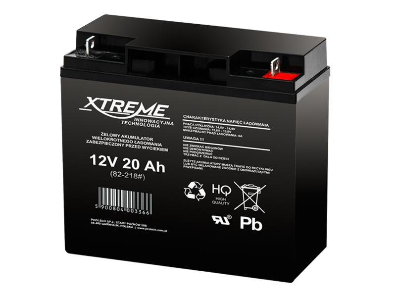 XTREME Rechargeable battery 12V 20Ah UPS aksesuāri